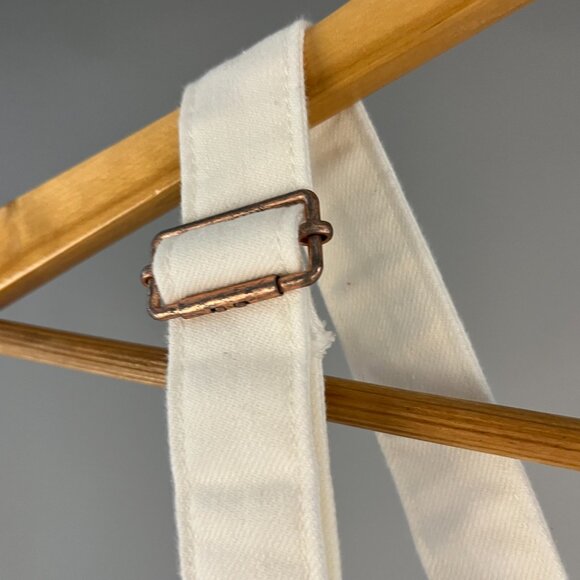 Old Navy Women's Denim Overalls In White Size 2 - Picture 3 of 7